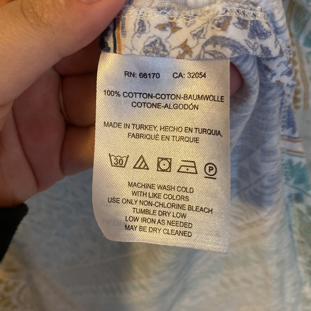 Anthropologie Multicolor Postmark Patchwork Tshirt - image 6